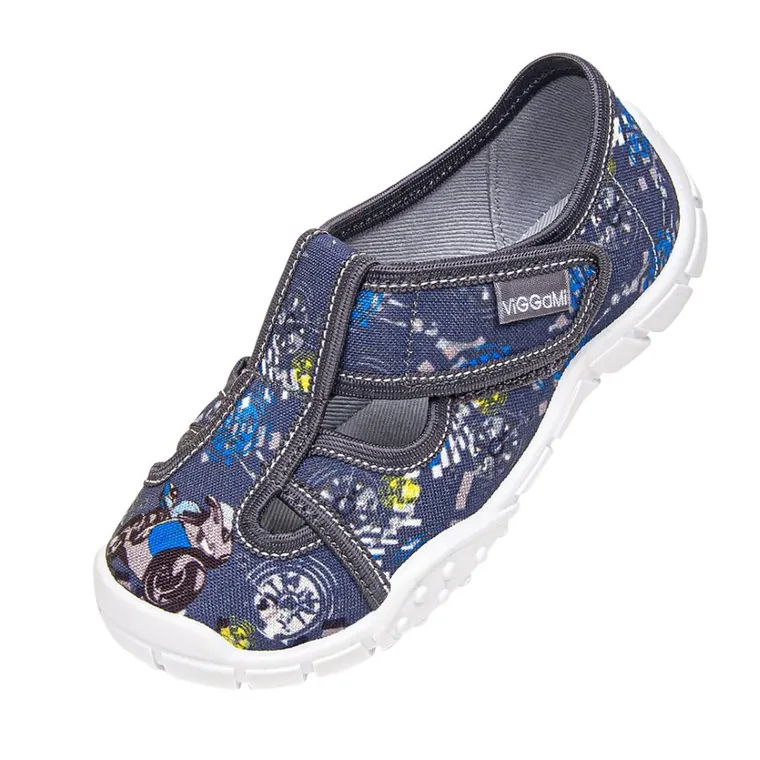 Kapcie chłopięce, niebieskie, Vi-GGa-Mi