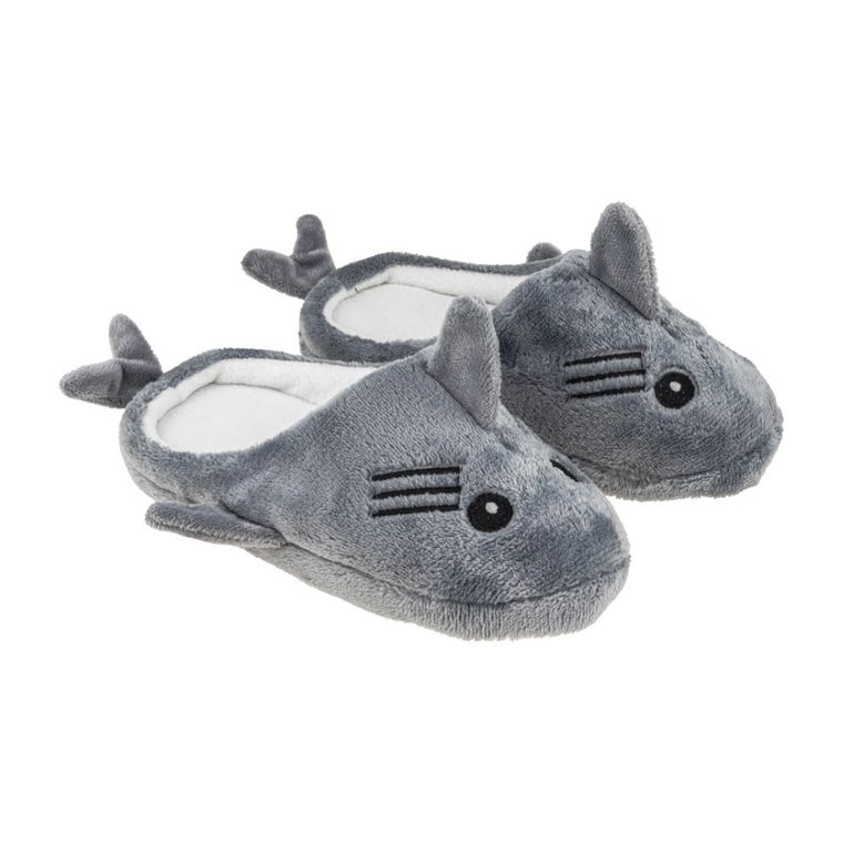 Kapcie chłopięce, szare, BBS Shoes