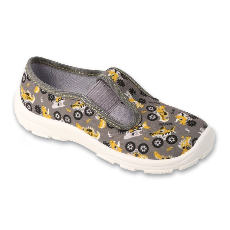 Kapcie chłopięce, szare, Befado