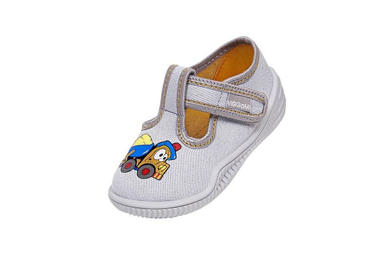 Kapcie chłopięce, szare, Kacper, Vi-GGa-Mi