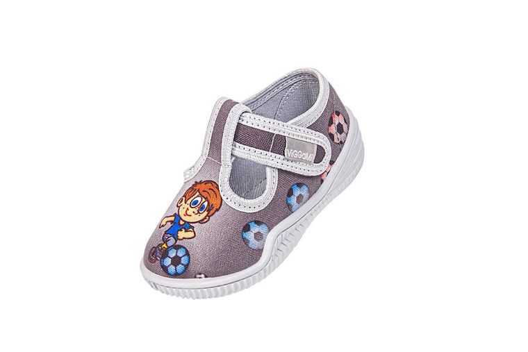 Kapcie chłopięce, szare, Lolek, Vi-GGa-Mi