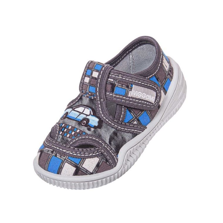 Kapcie chłopięce, szare, Vi-GGa-Mi