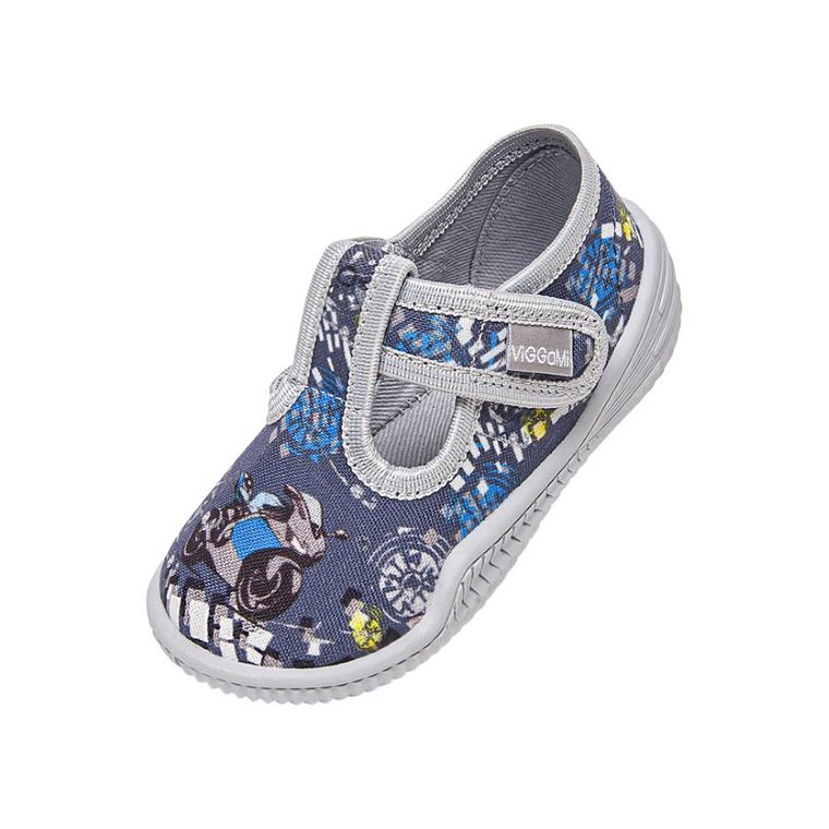 Kapcie chłopięce, szare, Vi-GGa-Mi