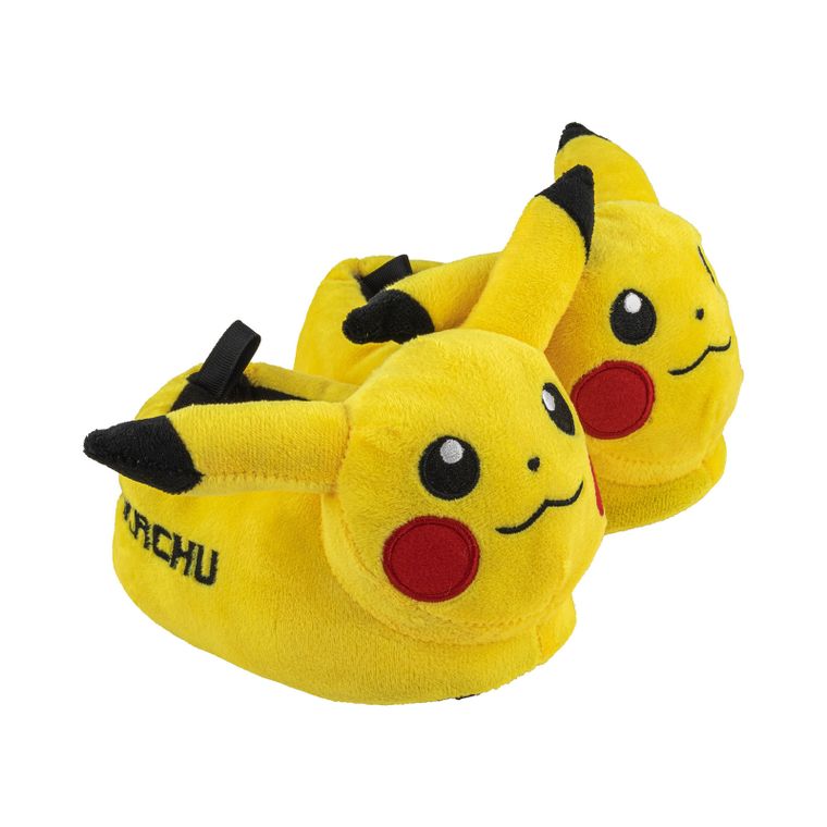 Kapcie dziecięce, żółte, Pokemon
