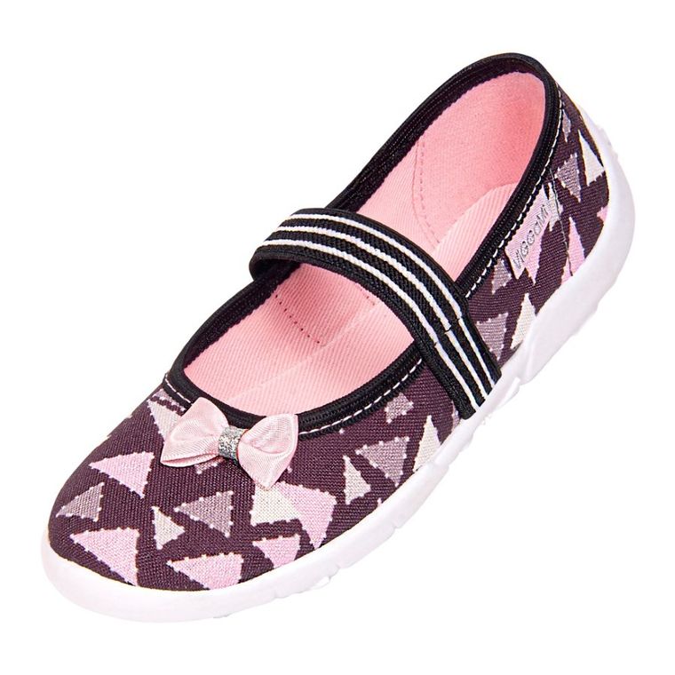 Kapcie dziewczęce, bordowe, Jola, Vi-GGa-Mi