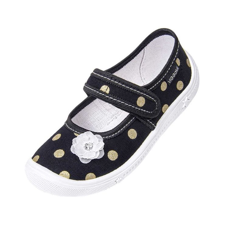 Kapcie dziewczęce, czarne, Vi-GGa-Mi