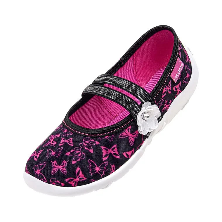 Kapcie dziewczęce, czarne, Vi-GGa-Mi