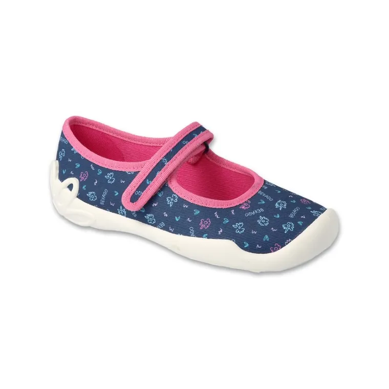 Kapcie dziewczęce, granatowe, Befado