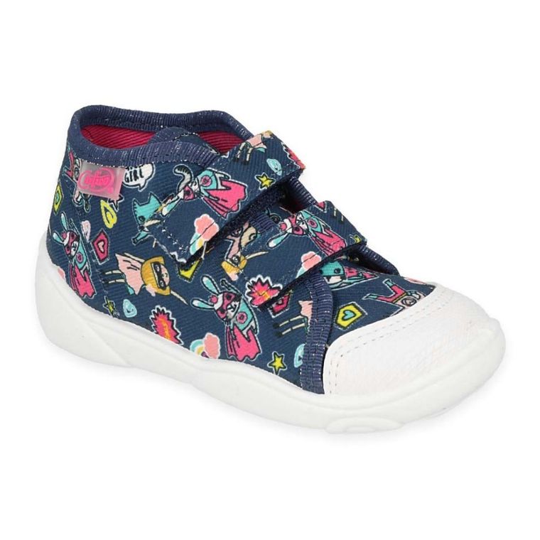 Kapcie dziewczęce, granatowe, Befado