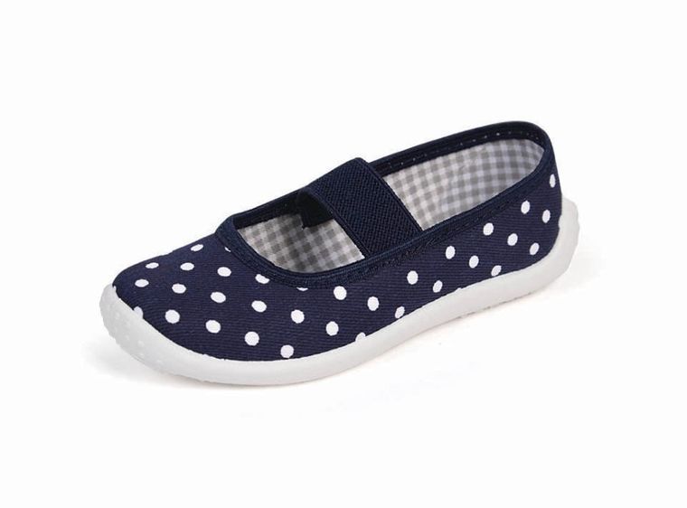 Kapcie dziewczęce, granatowe, Nazo