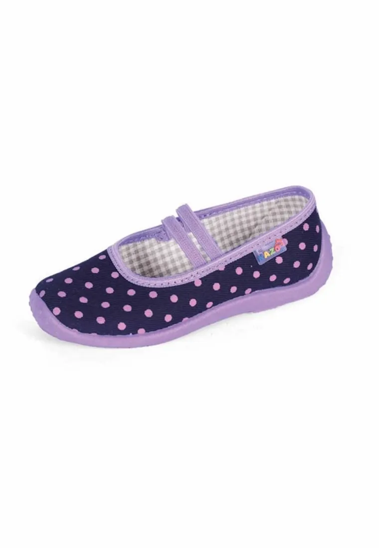 Kapcie dziewczęce, granatowe, Nazo