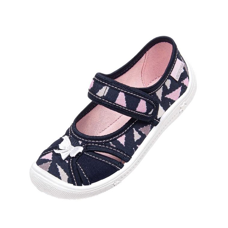 Kapcie dziewczęce, granatowe, Vi-GGa-Mi