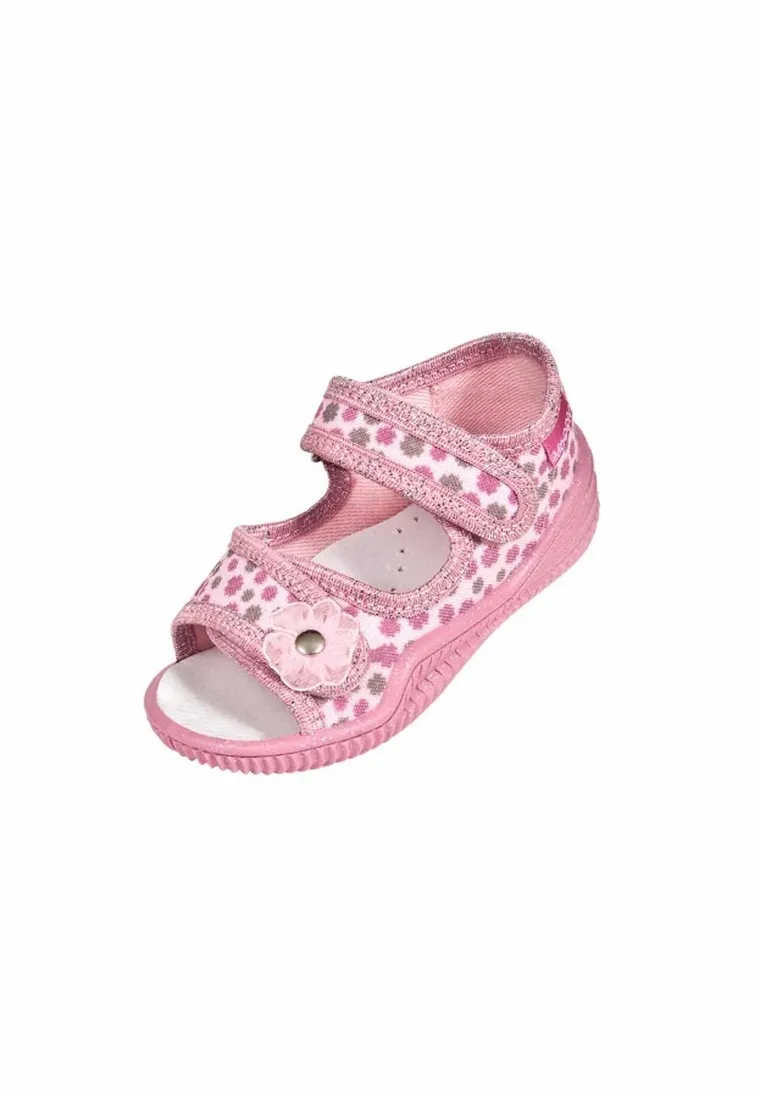 Kapcie dziewczęce, różowe, Ania, Vi-GGa-Mi