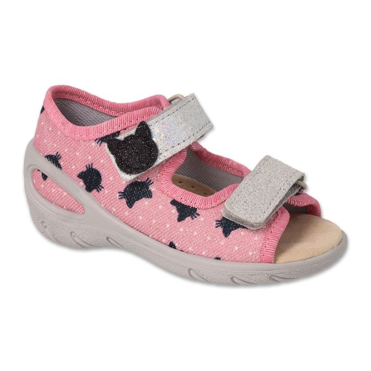 Kapcie dziewczęce, różowe, Befado