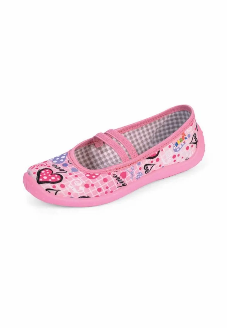 Kapcie dziewczęce, różowe, Nazo