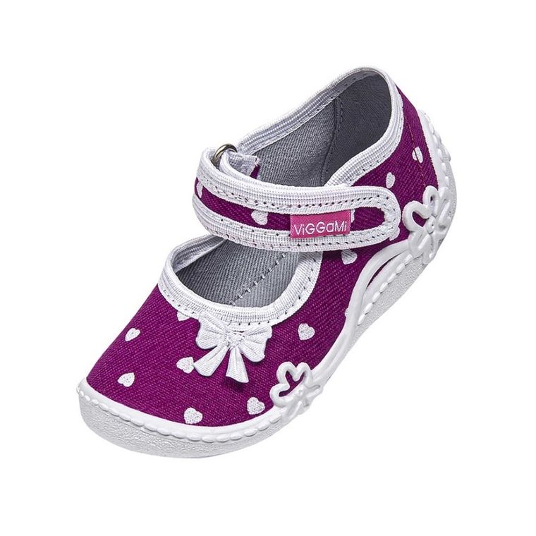 Kapcie dziewczęce, różowe, Vi-GGa-Mi