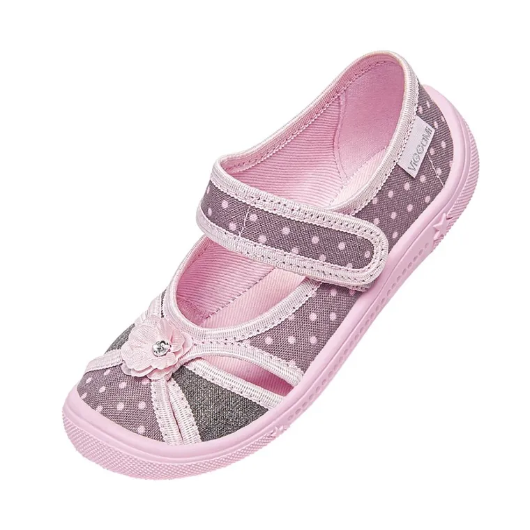 Kapcie dziewczęce, różowe, Vi-GGa-Mi