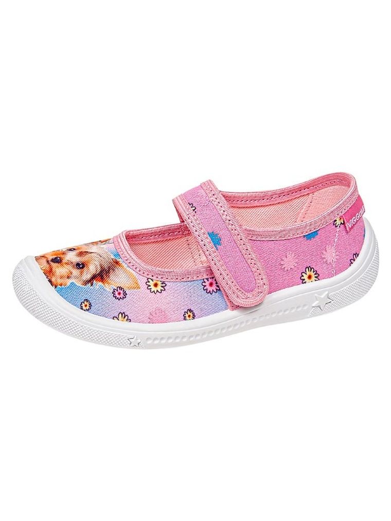 Kapcie dziewczęce, różowe, Viggami