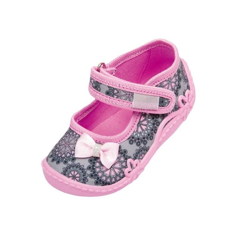 Kapcie dziewczęce, szare, Vi-GGa-Mi