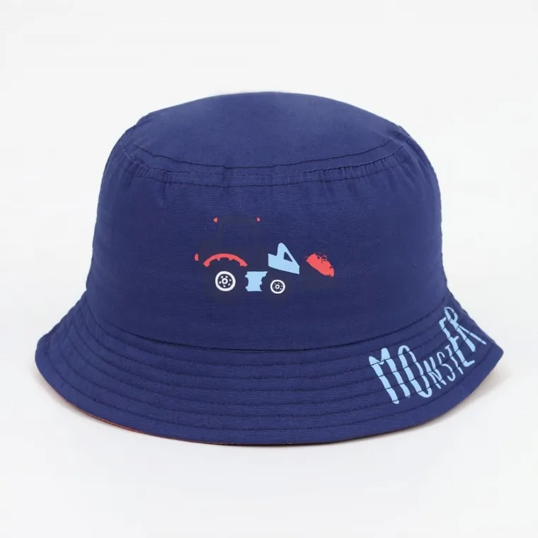 Kapelusz chłopięcy, granatowy, Yoclub