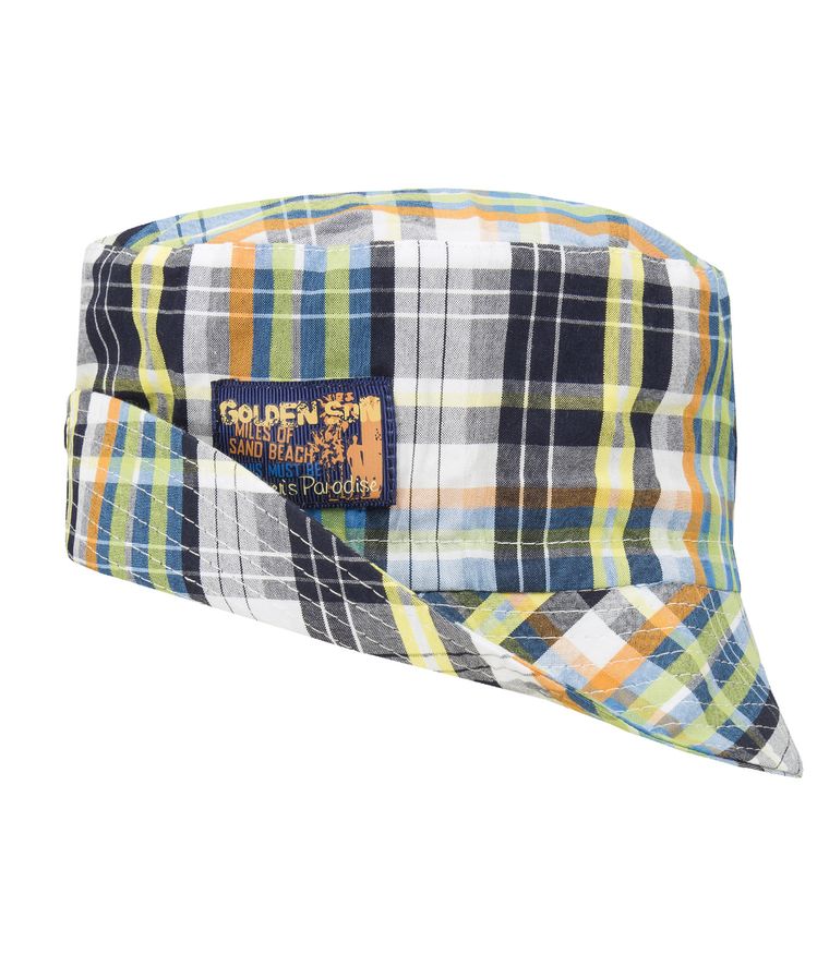 Kapelusz chłopięcy, mix, kratka, Döll