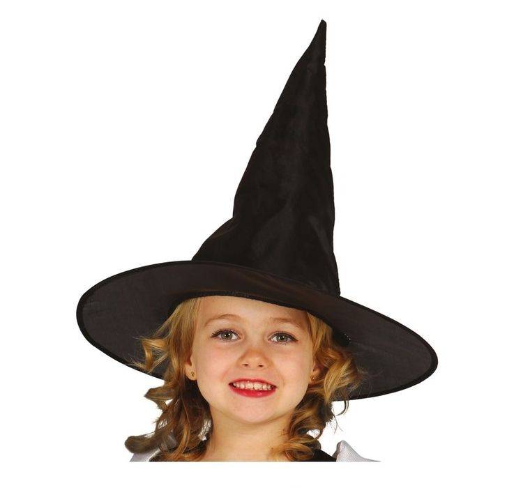 Kapelusz czarownica, czarny