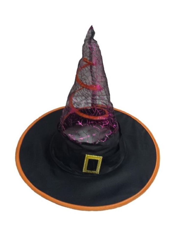 Kapelusz, czarownica na sprężynie