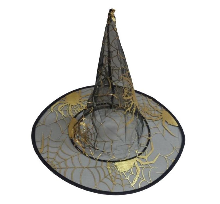 Kapelusz czarownicy z pająkiem