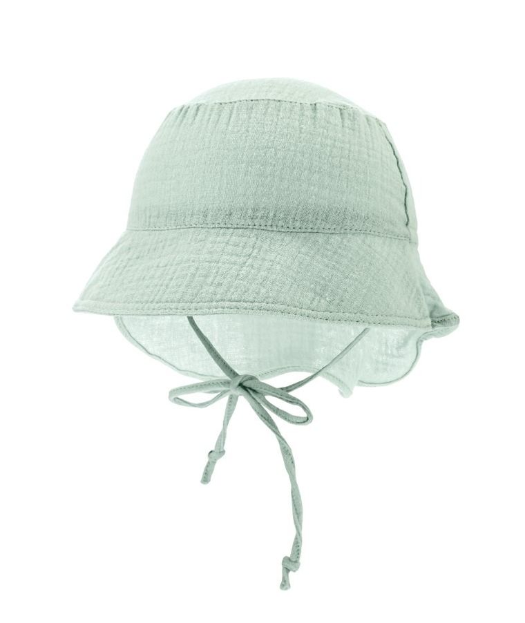 Kapelusz dziecięcy safari, wiązany, zielony, Iltom