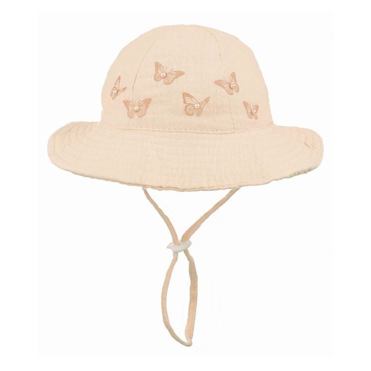 Kapelusz dziewczęcy, beżowy, Ambra