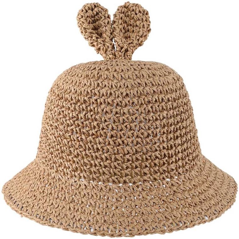 Kapelusz dziewczęcy, beżowy, Be Snazzy