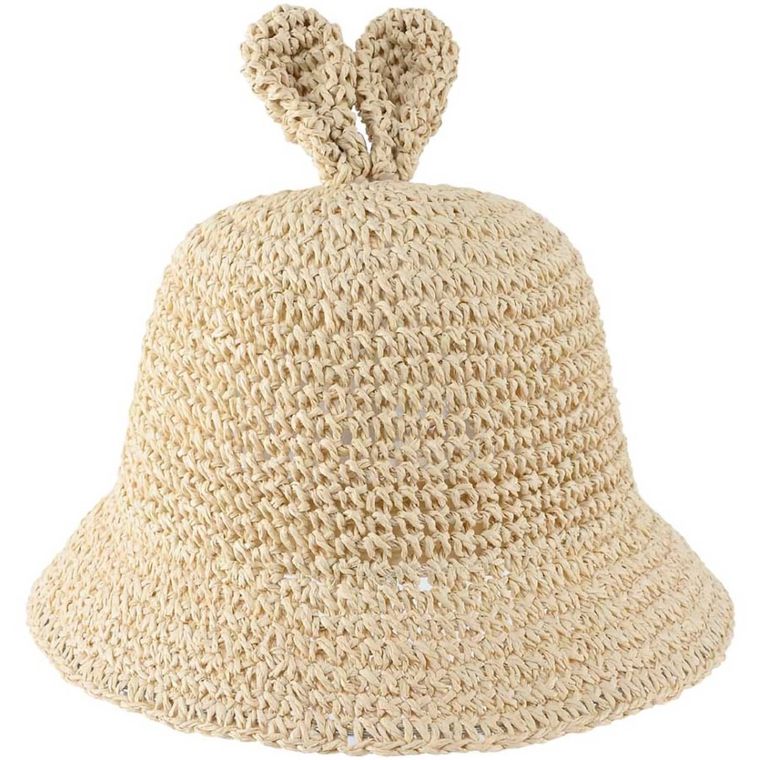 Kapelusz dziewczęcy, beżowy, Be Snazzy