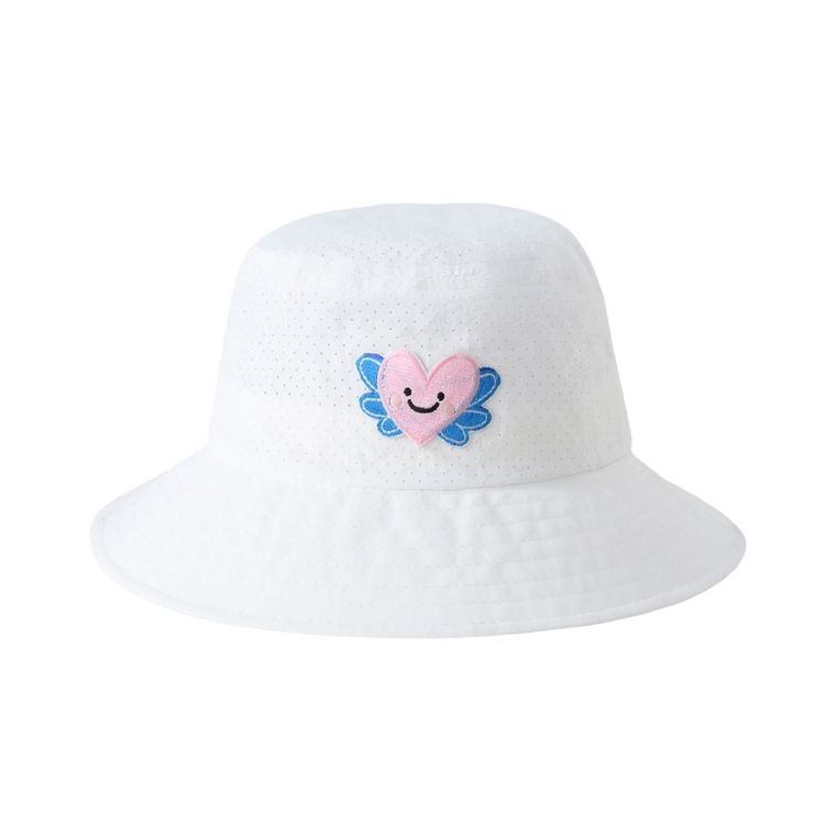 Kapelusz dziewczęcy, biały, Be Snazzy