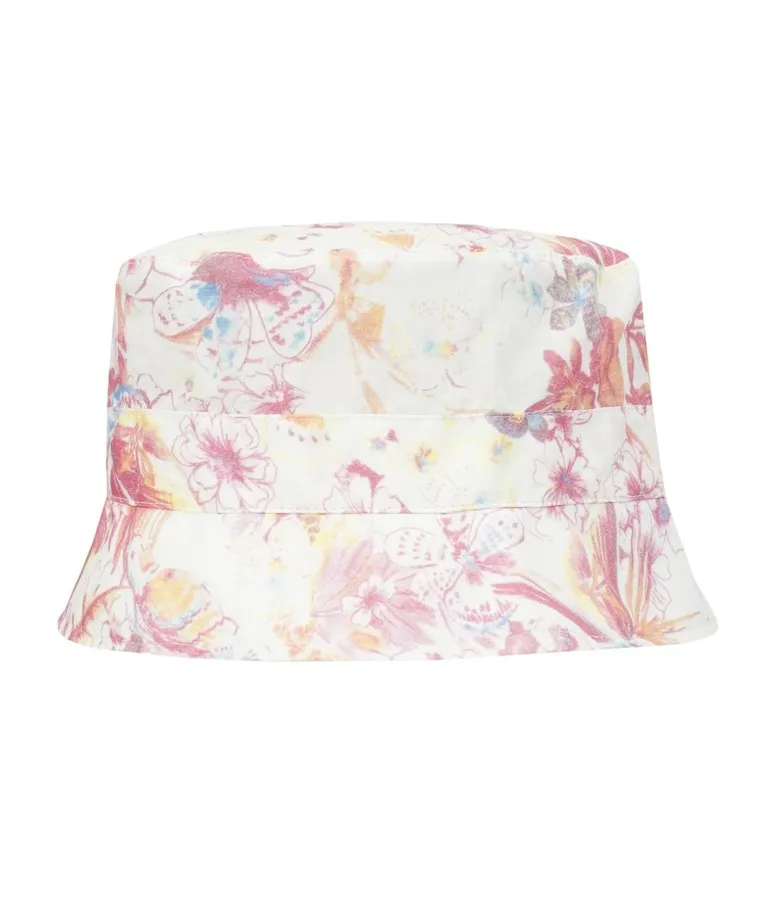 Kapelusz dziewczęcy, biały, kwiaty, Döll