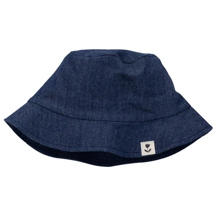 Kapelusz dziewczęcy, ciemny denim, Pinokio