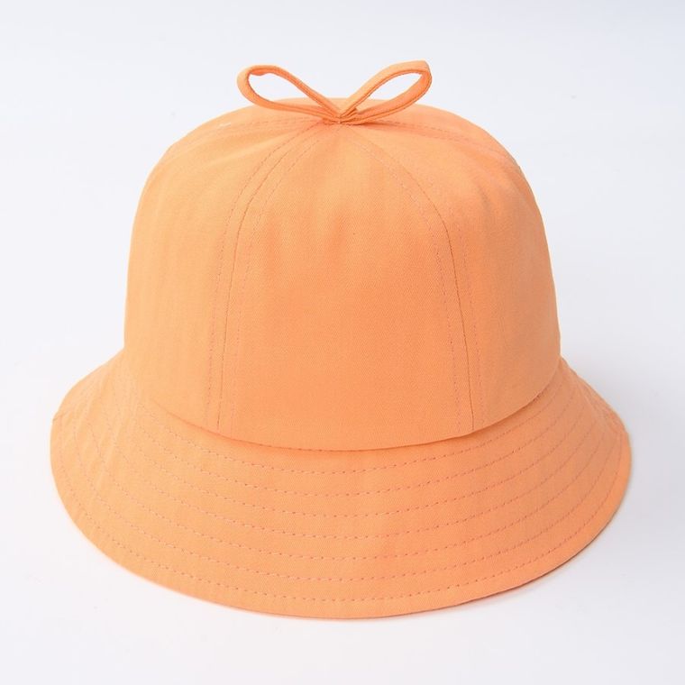 Kapelusz dziewczęcy, pomarańczowy, kokardka, Be Snazzy