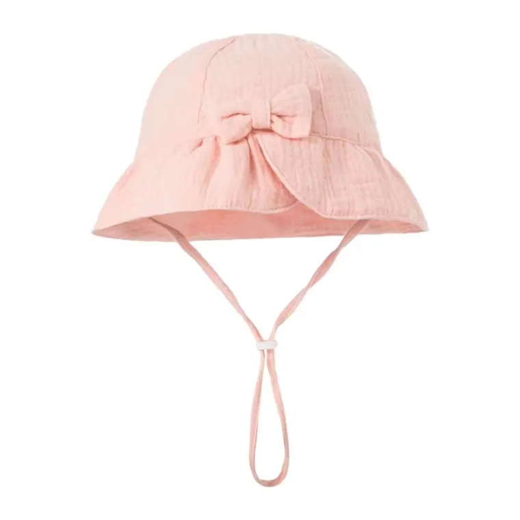 Kapelusz dziewczęcy, różowy, Ambra