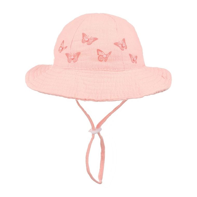 Kapelusz dziewczęcy, różowy, Ambra
