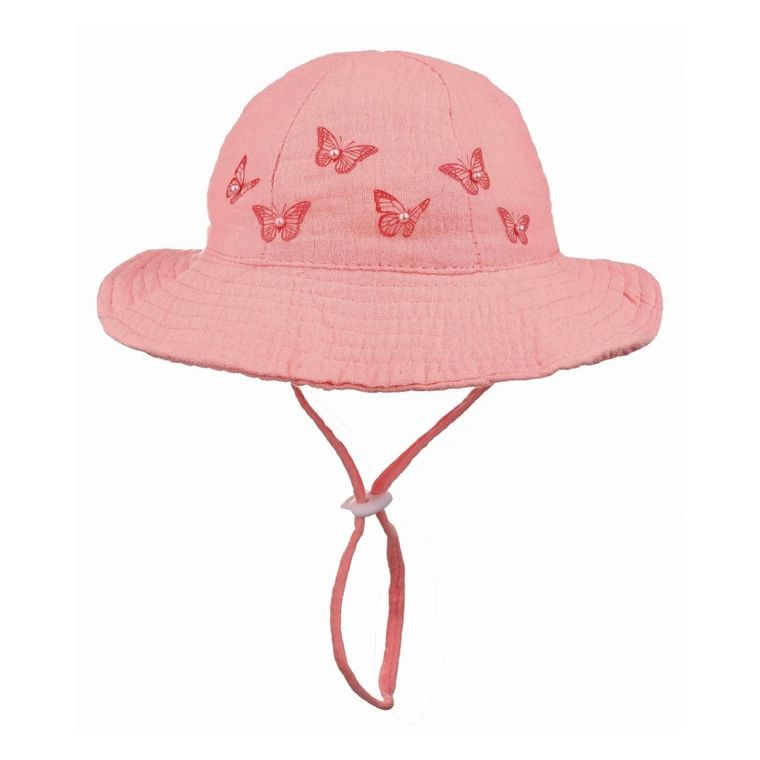 Kapelusz dziewczęcy, różowy, Ambra