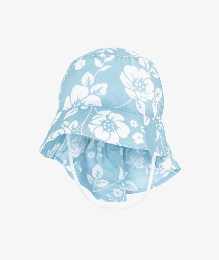 Kapelusz dziewczęcy safari, niebieski, Iltom