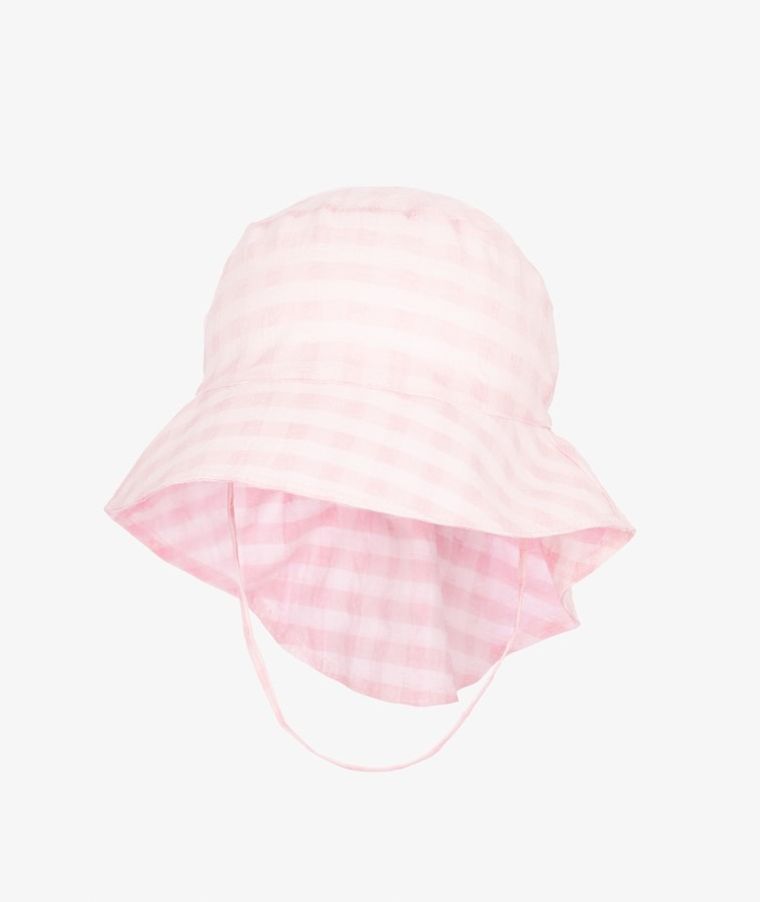 Kapelusz dziewczęcy safari, różowy, Iltom