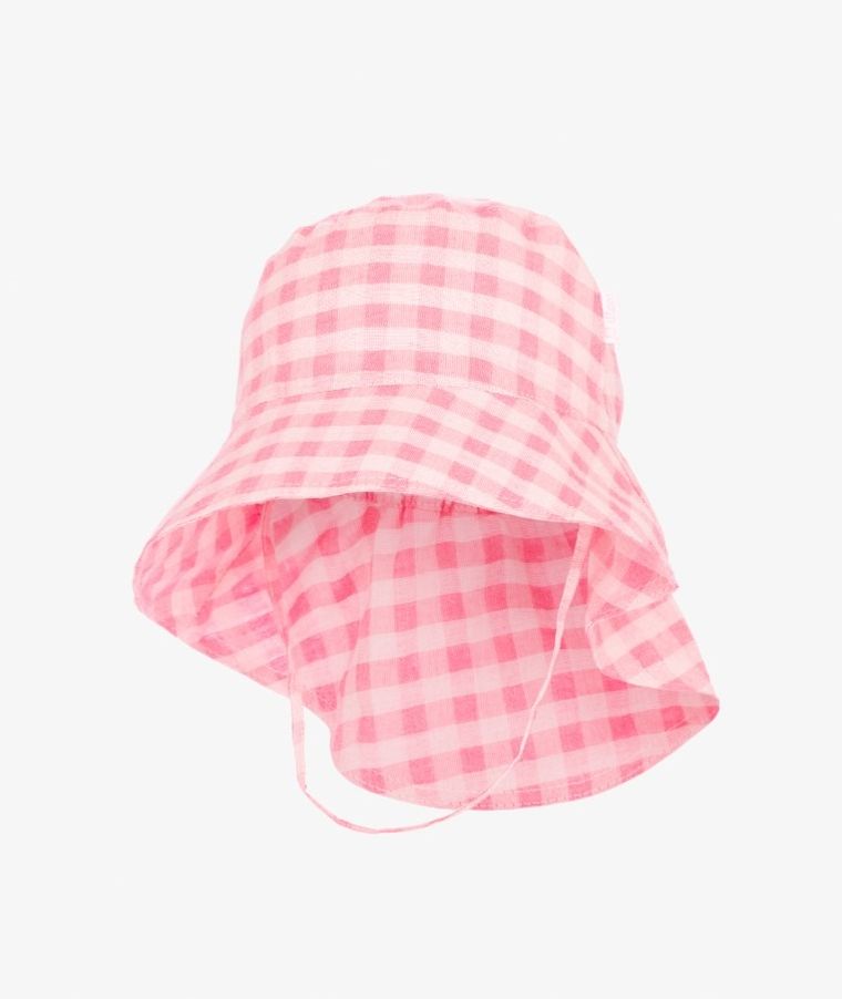 Kapelusz dziewczęcy safari, różowy, Iltom