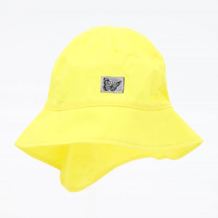 Kapelusz dziewczęcy safari, żółty, Yoclub