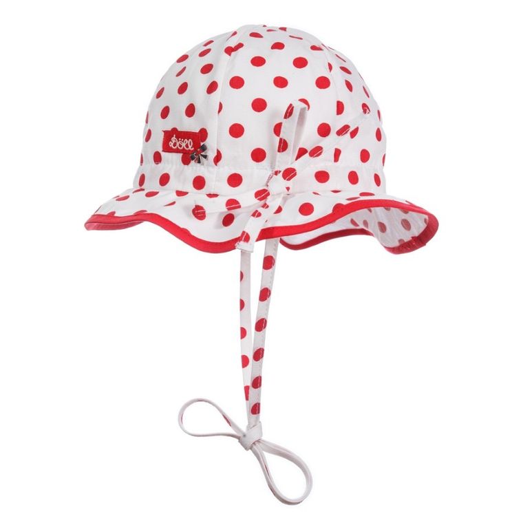 Kapelusz dziewczęcy, wiązany, czerwony, Döll