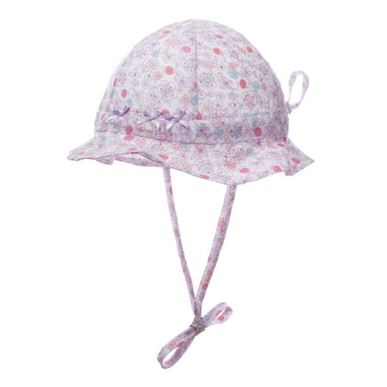 Kapelusz dziewczęcy, wiązany, fioletowy, Döll
