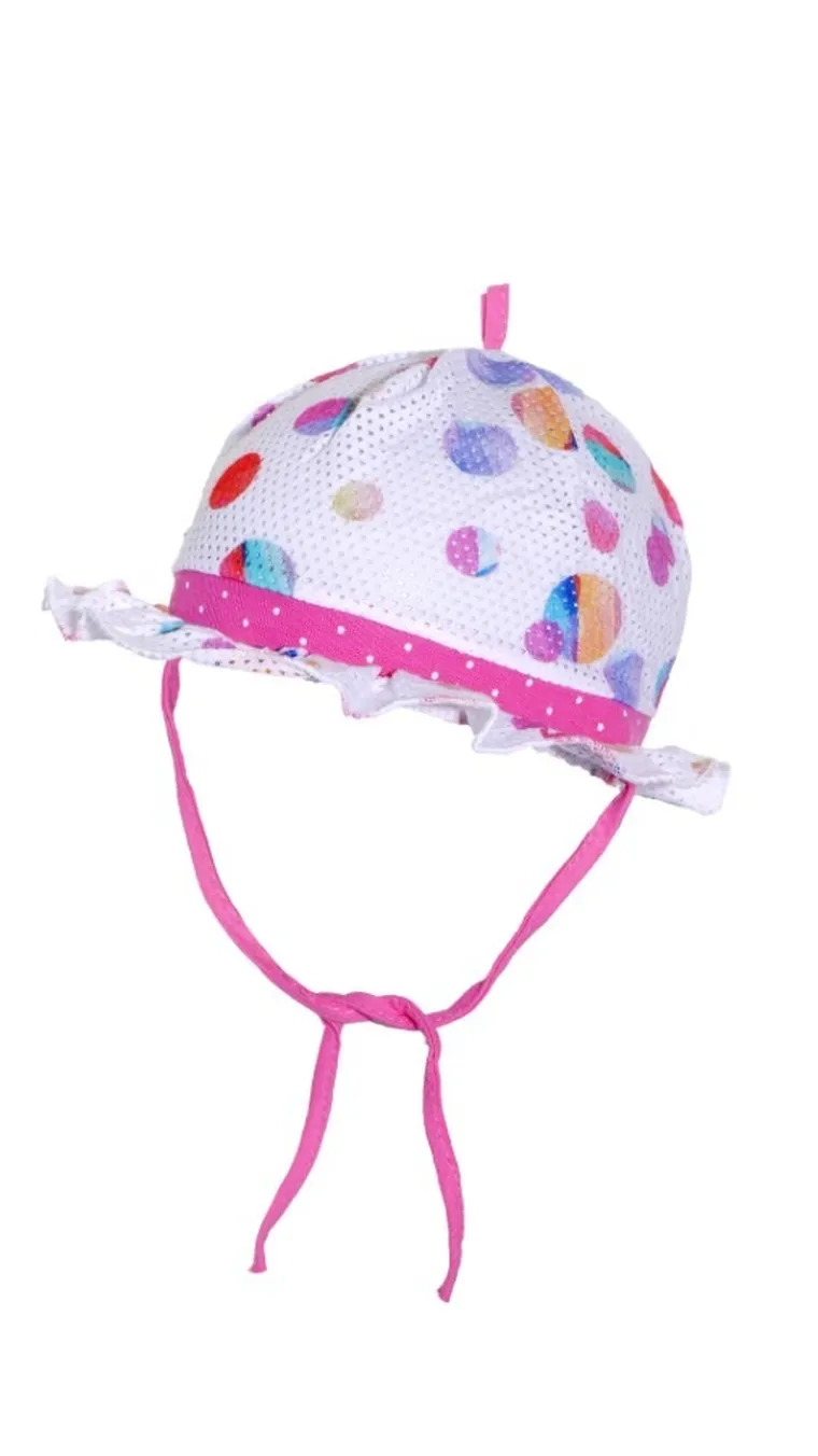 Kapelusz dziewczęcy, wiązany, mix, Ambra