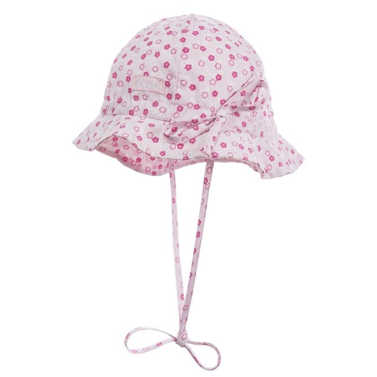 Kapelusz dziewczęcy, wiązany, różowy, Döll