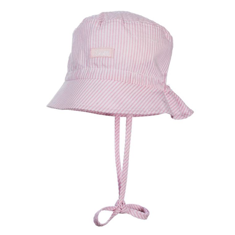 Kapelusz dziewczęcy, wiązany, różowy, Döll