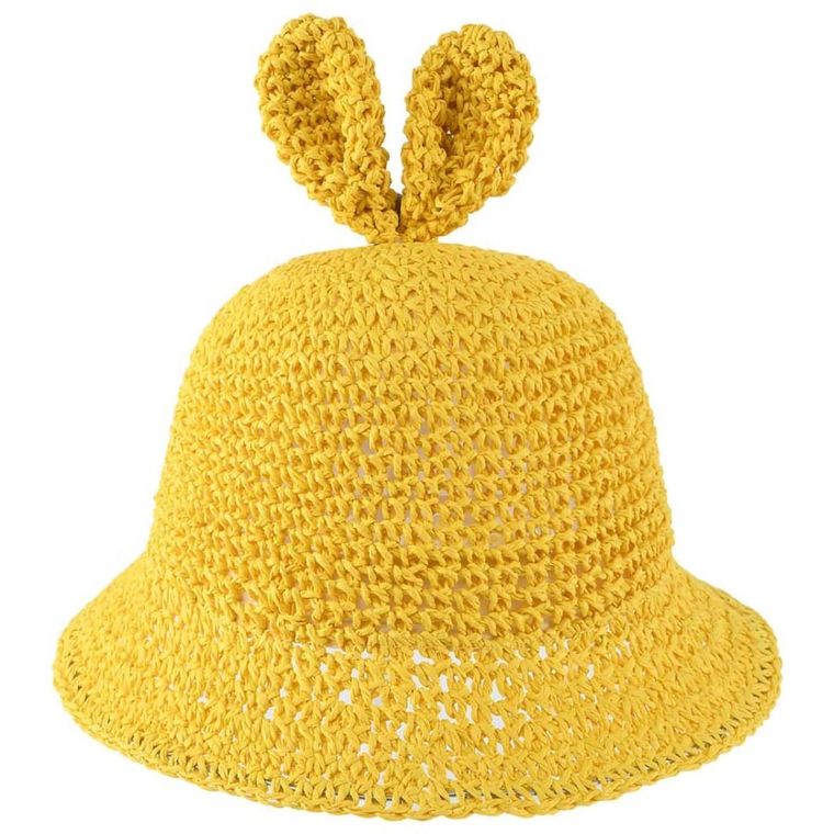 Kapelusz dziewczęcy, żółty, Be Snazzy