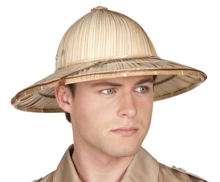 Kapelusz słomkowy, safari, turysta